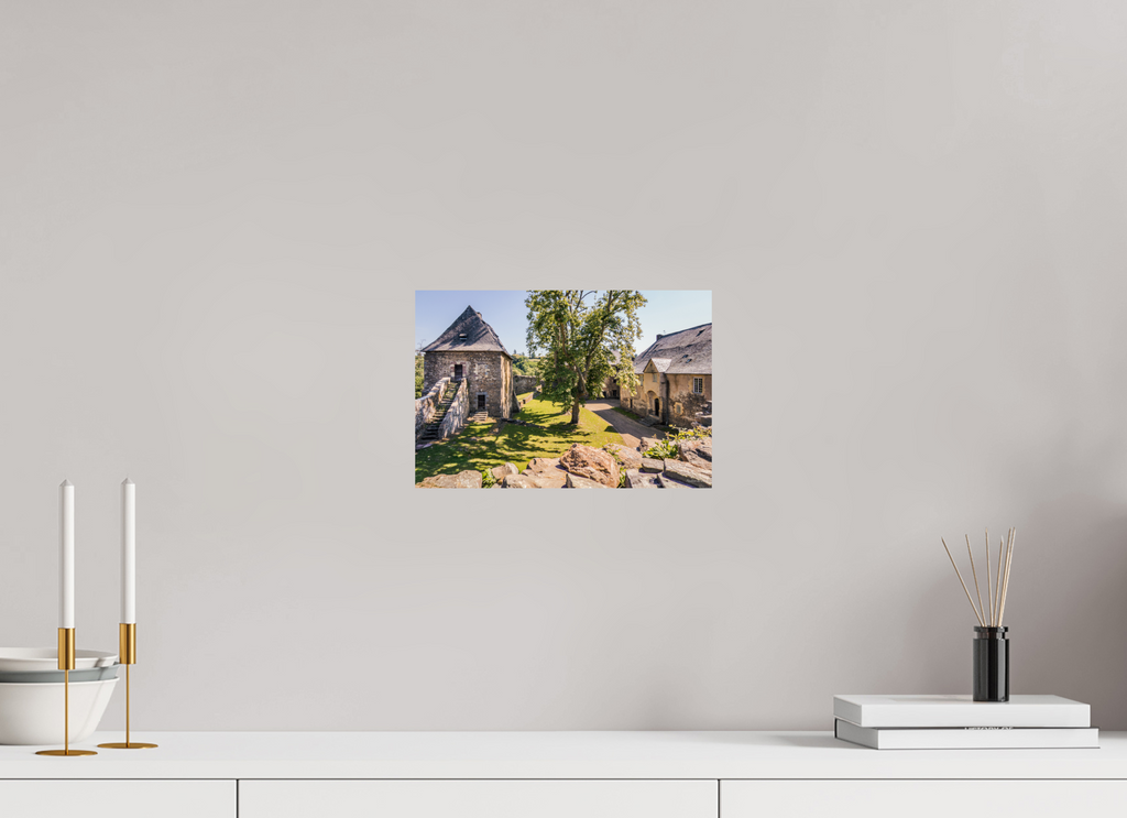 30 x 20 cm, Photo Print On Fuji Crystal DP II La maison du Château de Ségur