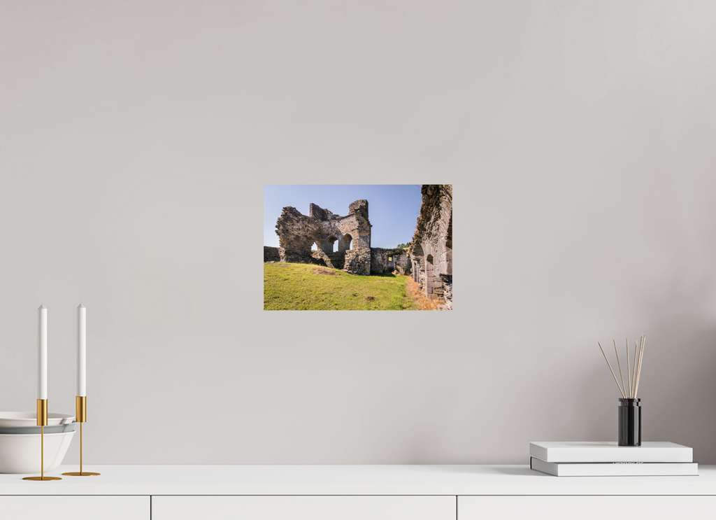 30 x 20 cm, Photo Print On Fuji Crystal DP II La ruïne du Château de Ségur