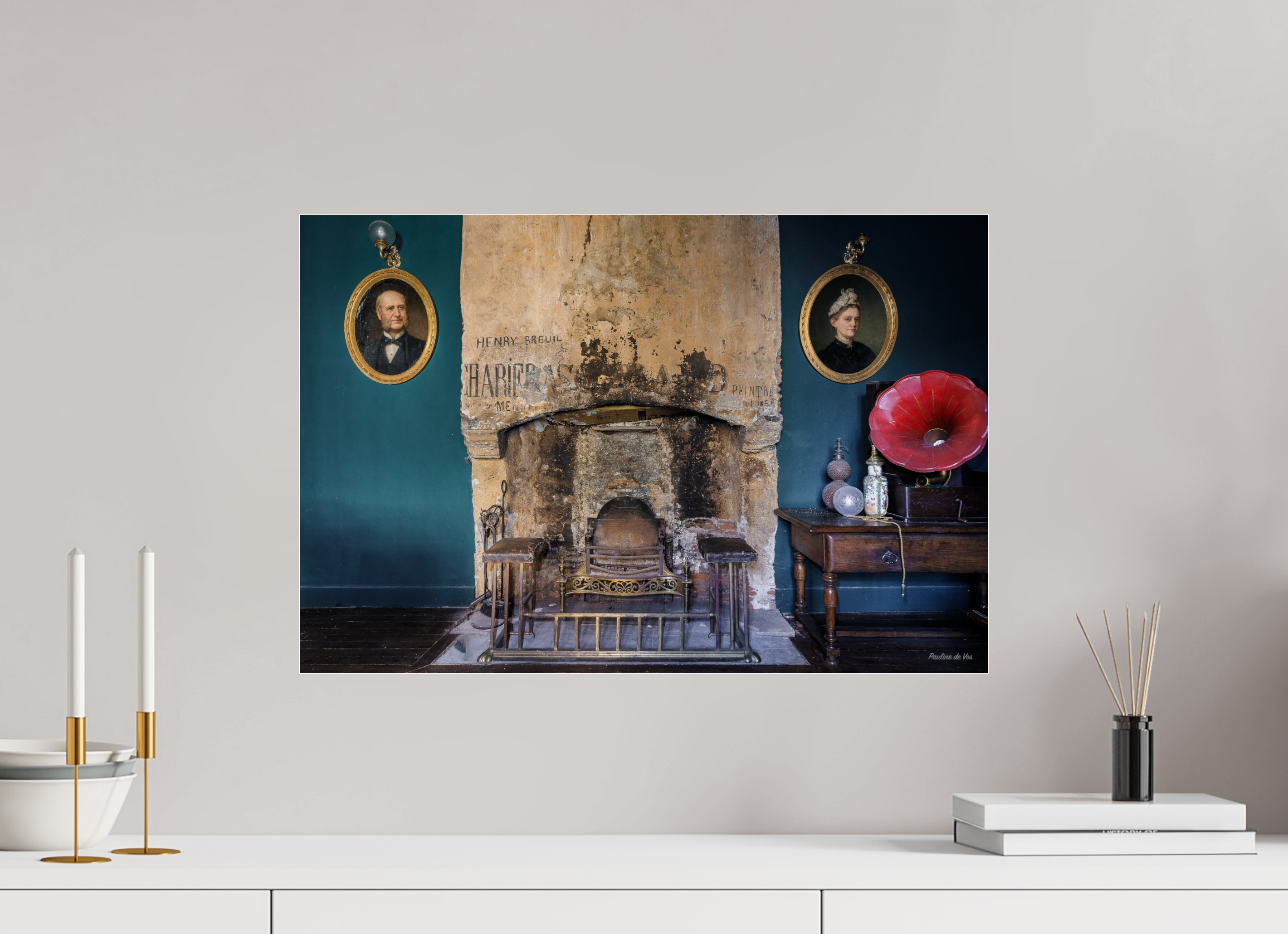 60 x 40 cm, Photo Print Under Acrylic Glass Échos du Passé