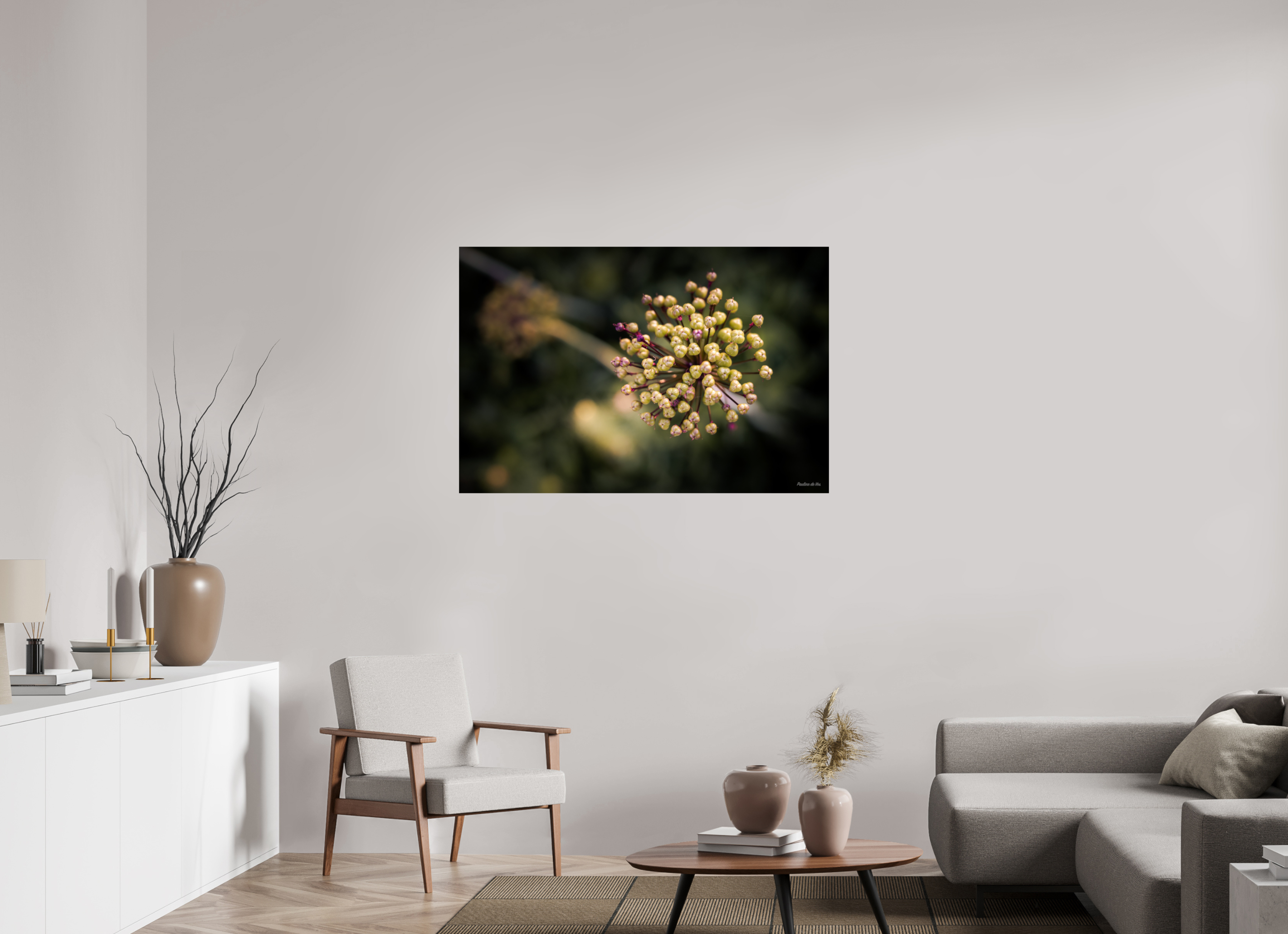 120 x 80 cm, Photo Print On Fuji Crystal DP II Fleurs dans le Jardin de Gulio à Ségur le Château