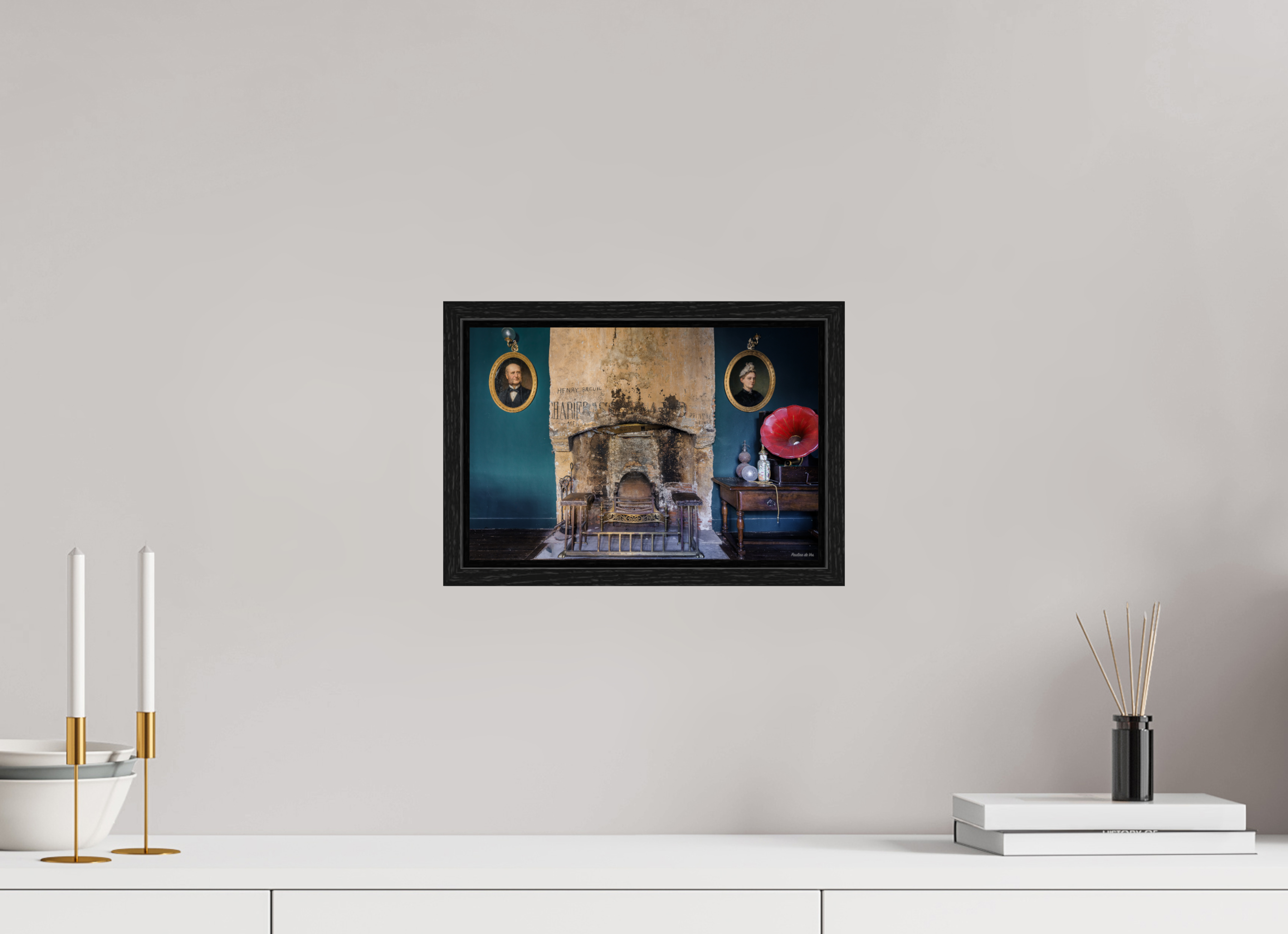 30 x 20 cm, Floater Frame Échos du Passé