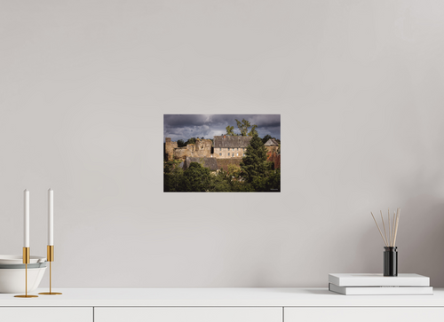 30 x 20 cm, Photo Print On Fuji Crystal DP II Château de Ségur pendant l'orage