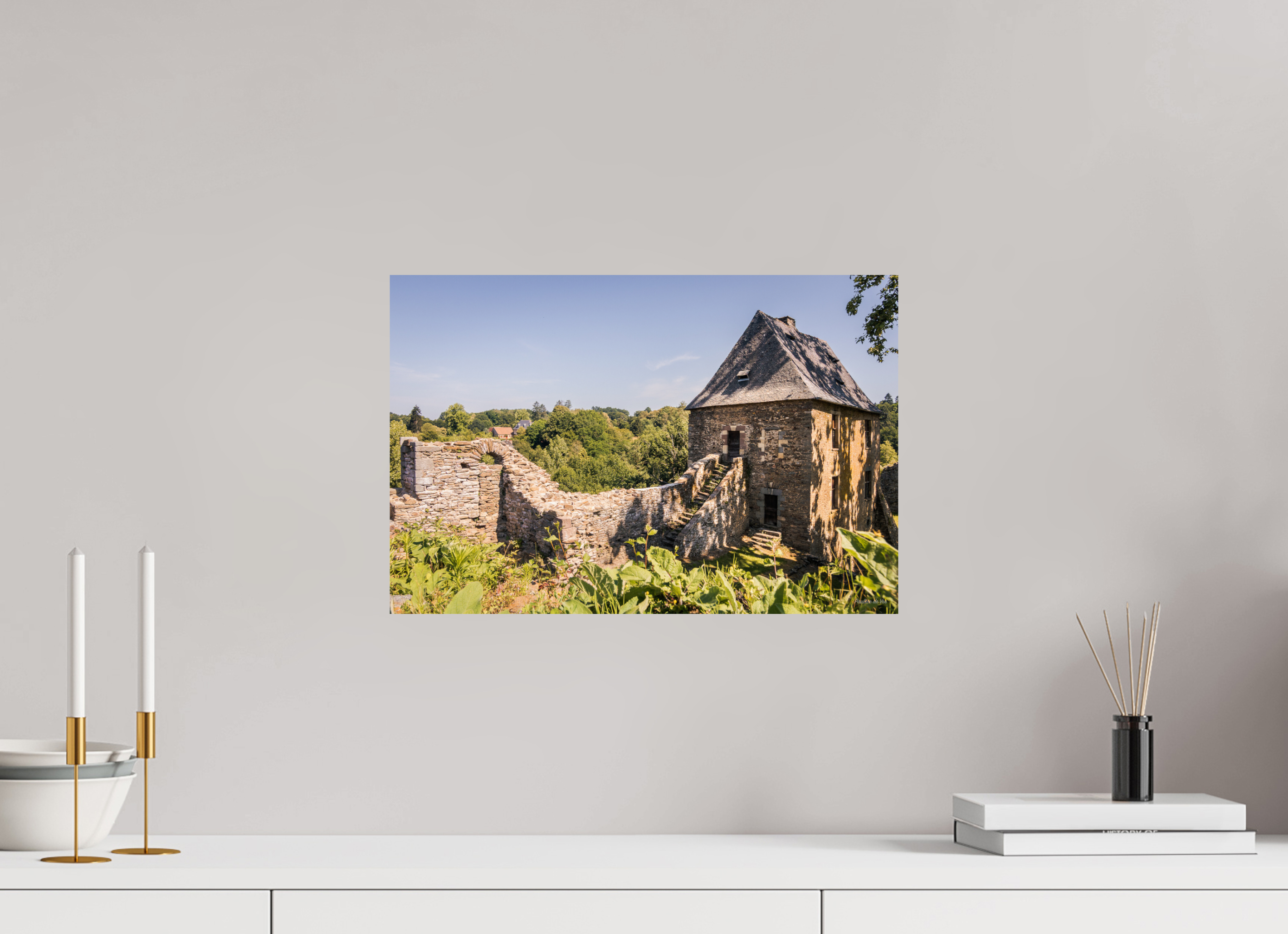 45 x 30 cm, Photo Print On Fuji Crystal DP II Château de Ségur