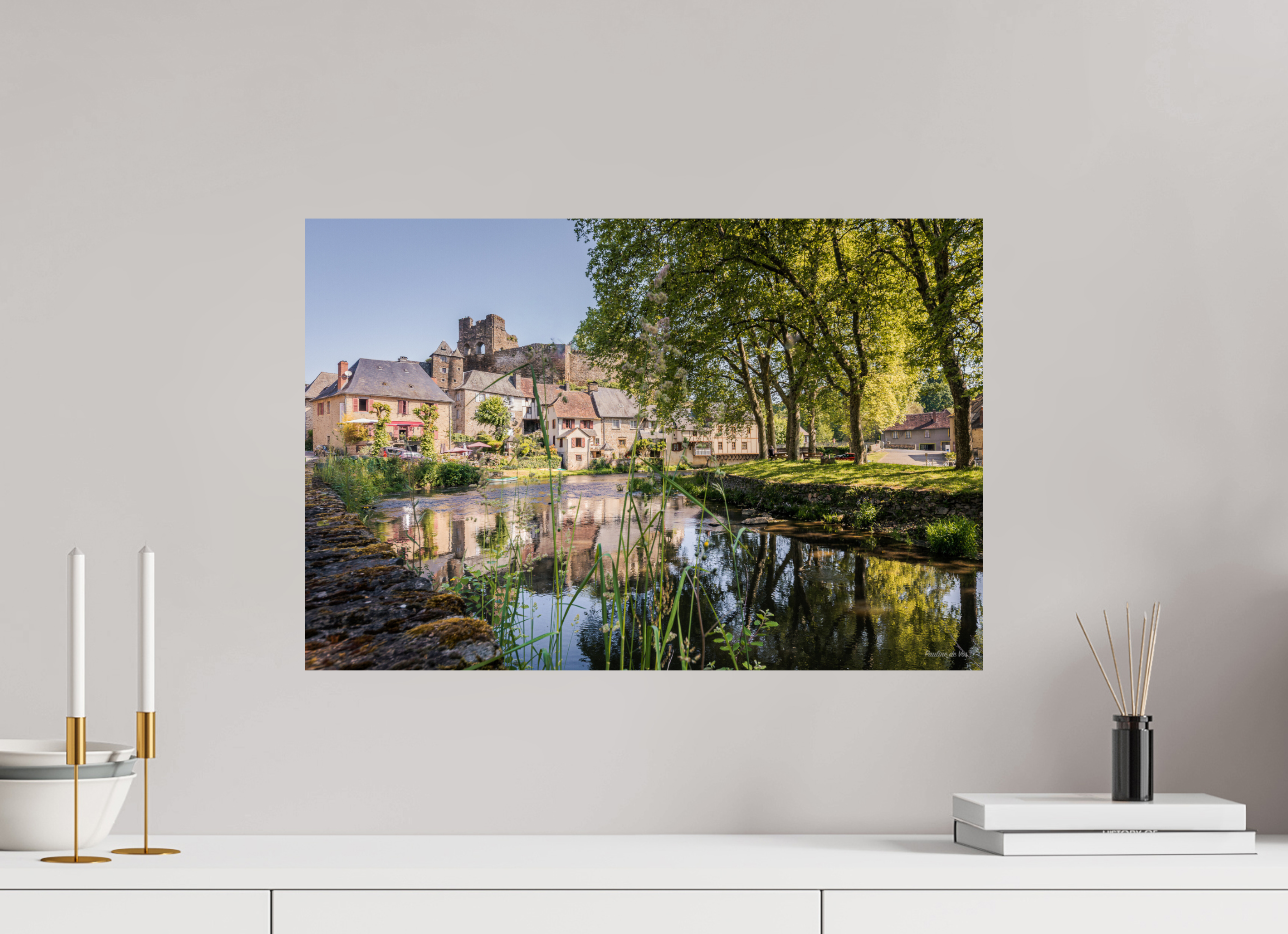 60 x 40 cm, Photo Print On Fuji Crystal DP II Ségur le Château au lever du soleil