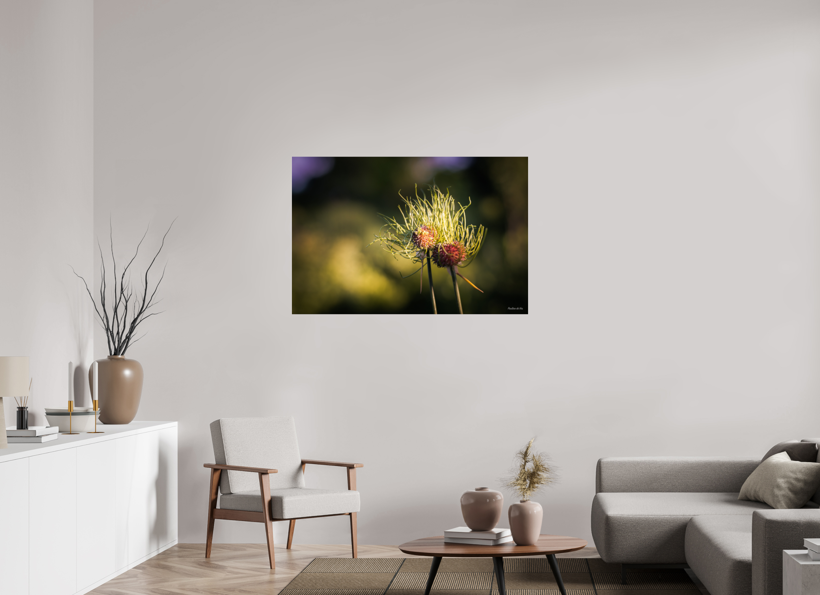 120 x 80 cm, Photo Print Under Acrylic Glass Fleurs dans le Jardin de Gulio à Ségur le Château (kopie)