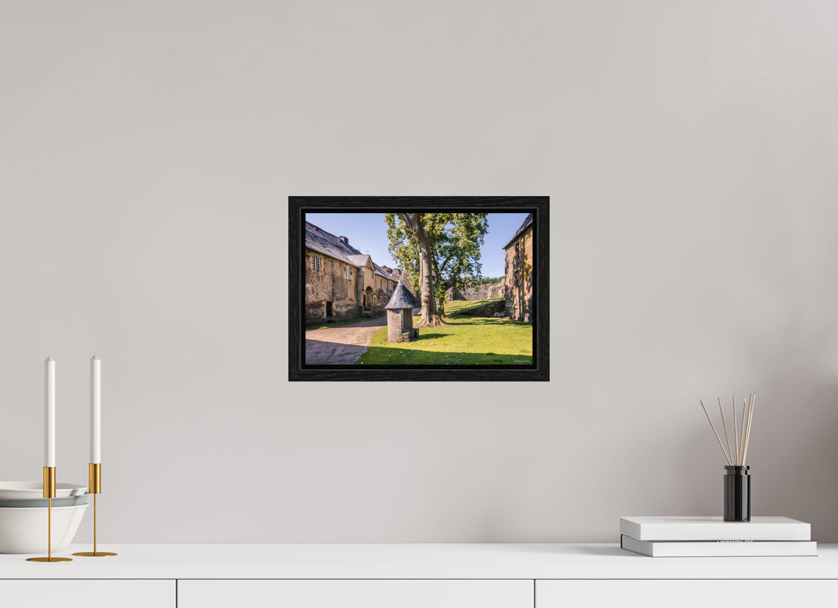 30 x 20 cm, Floater Frame La maison du Château de Ségur (kopie)